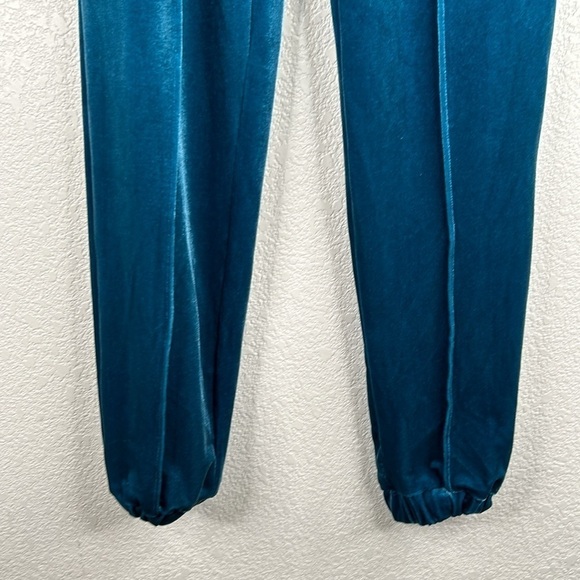 INC International Concepts Teal Green Velvet Jogger Pants Size XS New with tags! - Picture 3 of 10
